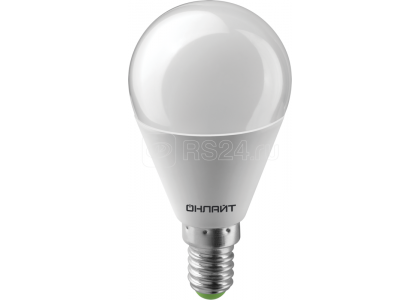 Лампа светодиодная LED 10Вт E14 G45 4000К 230В OLL ОНЛАЙТ