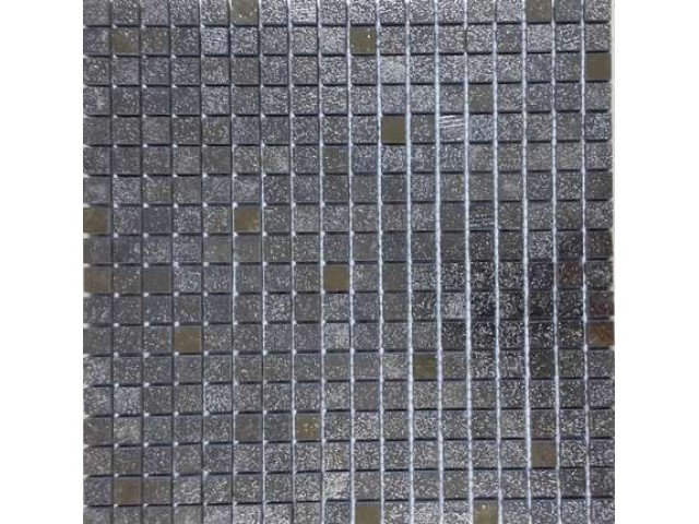 ДЕКОР LAVA PIXEL мозаика из лавы чип 15х15х8 мм лист 300х300 мм на сетке(11шт/кор)