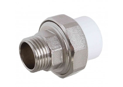 Муфта полипропиленовая PP-R комб. D50x1 1/2 НР разъем