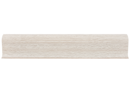 Плинтус ПВХ Line Plast L064 Клен белый L=2,2м  мягк.к (1 уп-40 шт)