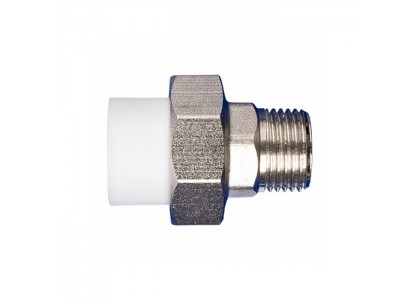 Муфта полипропиленовая PP-R комб. D25x3/4 НР разъем