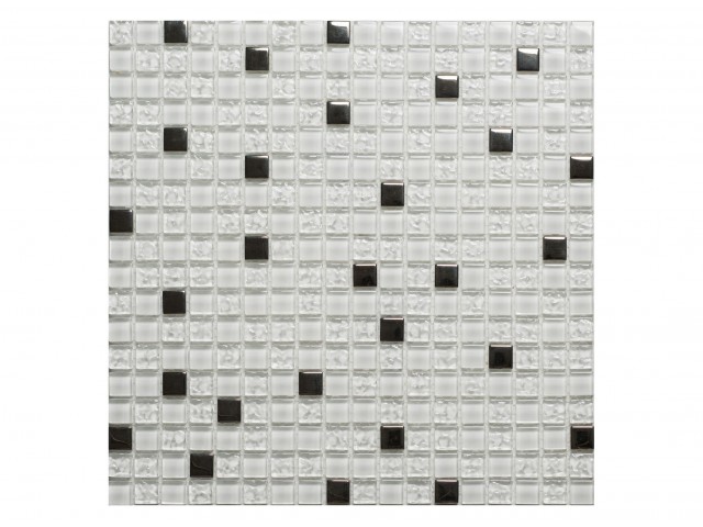 FIANIT мозаика стеклянная чип 15х15х6 мм лист 300х300мм на сетке(15шт/кор)