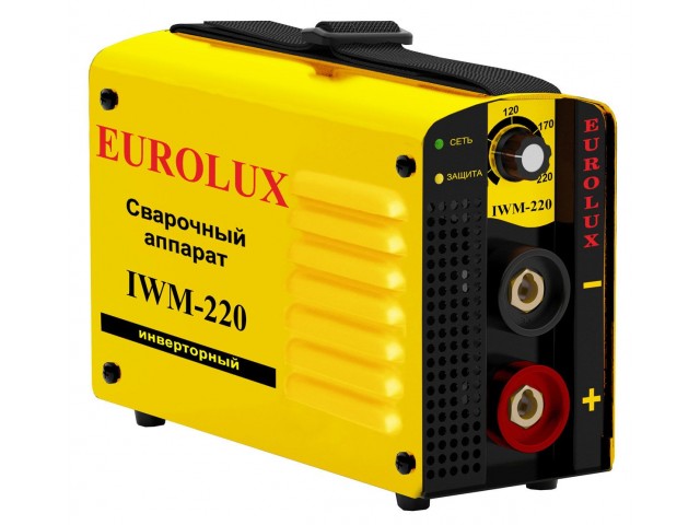 Аппарат сварочный инверторный Eurolux IWM220, 220 А, электроды до 5 мм