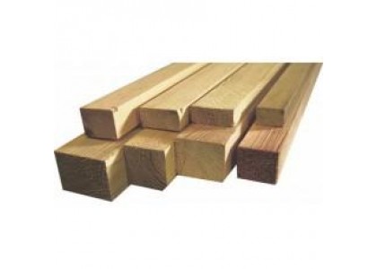 Брус не шлифованный 100x100x2000 мм Пихта
