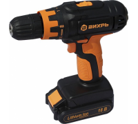 Дрель-шуруповерт АКБ Вихрь ДА-18Л-2кУ ударный 18 В