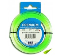 Леска для триммера 1,6ммх15м Premium алюминиум звезда Siat