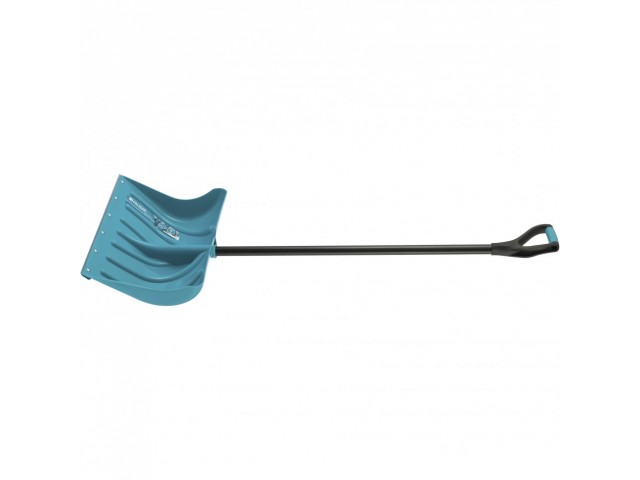 Лопата для уборки снега пластмассовая 500 х 325 мм, LUXE COLOR LINE стальной черенок с ручкой, Palisad