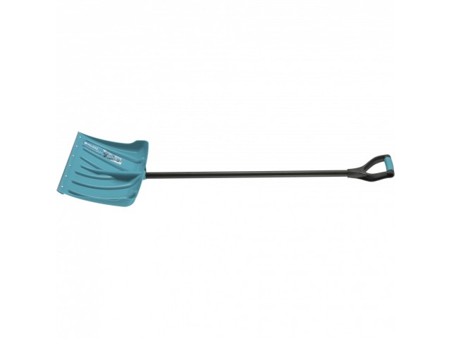Лопата для уборки снега пластмассовая 460 х 335 мм, LUXE COLOR LINE стальной черенок с ручкой, Palisad