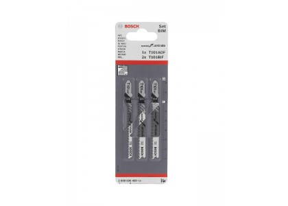 Пилки по дереву  82 х 2,7 мм, 3 шт, T101BIF, T101AСF, Bosch