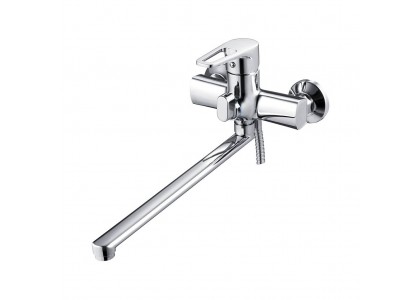 Смеситель для ванны с длинным изливом G.Lauf 33см   картридж 35мм LOF7-A033