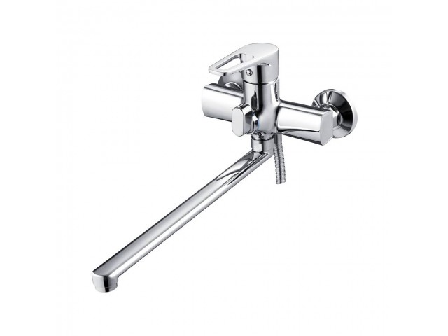 Смеситель для ванны с длинным изливом G.Lauf 33см   картридж 35мм LOF7-A033