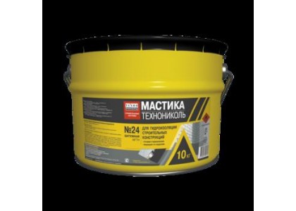Мастика гидроизоляционная ТехноНиколь №24 МГТН 10кг ( t от-20 до+30 )