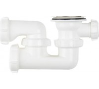 Сифон для душевого поддона AQUANT V215-65-MR 1 1/2х40мм регулируемый с металлической решеткой 