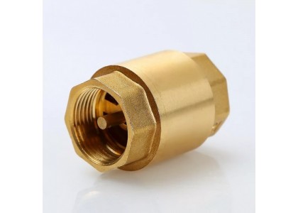 Клапан обратный пружинный ДУ32 латунь