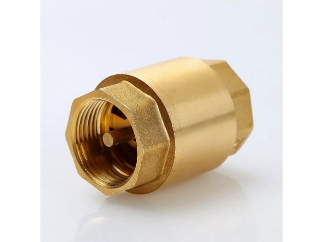 Клапан обратный пружинный ДУ32 латунь