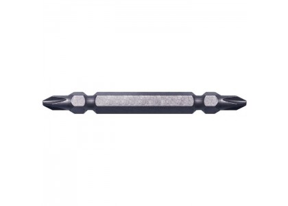 Биты двухсторонние 65 мм PH2/2РН CrMo сталь S2, 1 шт, Fit (10 шт/уп)