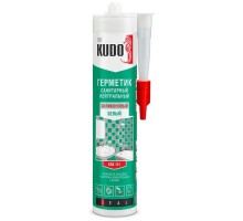 Герметик KUDO силиконовый нейтральный санитарный бесцвет KSK-130 280 мл