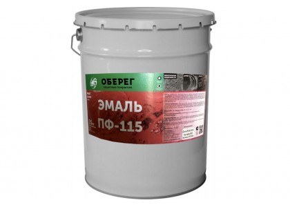 Эмаль ПФ-115 PaintGuard белый 25 кг ТУ