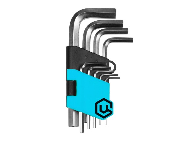 Набор ключей шестигранных 1,5-10 мм, короткие, 9 шт ЦИ