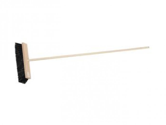 Щетка деревянная для пола, 400 мм, с черенком, Зубр
