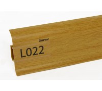 Плинтус ПВХ Line Plast L022 Дуб Аризона L=2,5м  мягк.к (1 уп-40 шт)