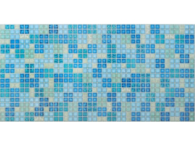 Панель ПВХ Мозаика Блик синий бс1 955*480*0,4 мм (упак 30шт)