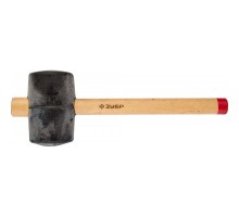 Киянка резиновая 0,9 кг, деревянная  ручка, Зубр