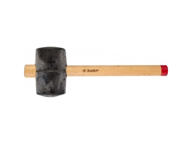 Киянка резиновая 0,9 кг, деревянная  ручка, Зубр