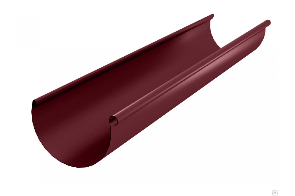 ø125/90град. водосточная система gl rr32 125/90. желоб водосточный 125мм 3м корич. 8017 interprofil. желоб водосточный aquasystem 3м 125/90 rr29.