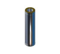 Труба-сэндвич дымовая дымоходная d150/230 L1000 0,5/0,5мм нерж/оцинк ПИК
