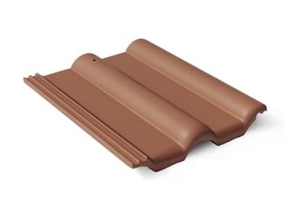 Черепица Braas Франкфуртская коричневая 420х330 мм