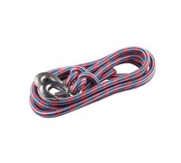 Трос буксировочный шнур 12тн 5м 2 крюка усиленный №6