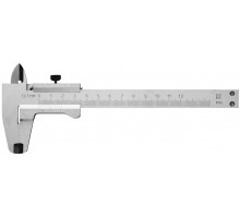 Штангенциркуль 125 мм металлический тип 1, класс точности 2, шаг измерения 0,1 мм, Россия
