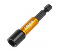 Биты с торцевой головкой магнит, Nut-Driver, 8 мм, S2 L-66мм Gross 