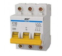 Автомат 3Р С 10А ВА 47-29 4,5кА ИЭК MVA20-3-010-C 