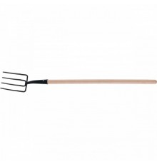 Вилы 4-х рогие 175х220х1320мм садово-огородные кованые с деревянным черенком АРТИ Россия