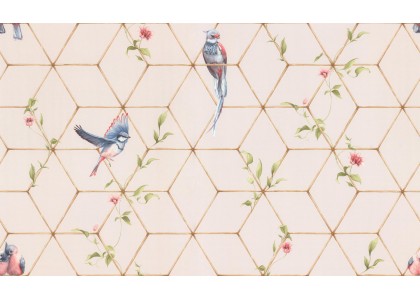 Обои TrendColor TC72063-25 10 ВВ ГТ ФО 1,06*10,05м Birds Top Velvet (2023г)