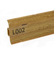 Плинтус ПВХ Line Plast L002 Орех греческий L=2,2м  мягк.к (1 уп-40 шт)