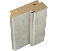 Деталь дверной коробки 26х70х2050 цемент светлый с уплотнителем Микрофлекс телескопическая