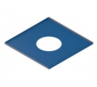 Фланец дымохода декоративный 480х480мм d200 0,5мм нерж ПИК