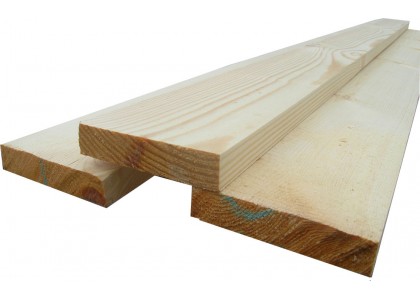 Доска обрезная не шлифованная 30х150х6000 мм Сосна