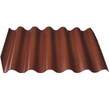 Шифер Волнаколор 1097*1250*6 мм темный шоколад 