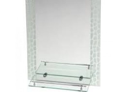 Зеркало с полкой рисунок 450х600мм 6018