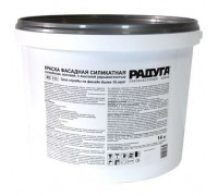 Краска для фасадов Радуга ЖС-133 КМ0 силикатная 14 кг 