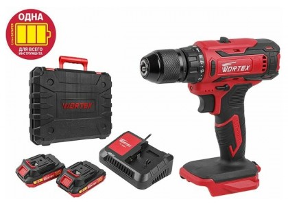 Дрель-шуруповерт Wortex BD 1820-1 Li ALL1 18 В