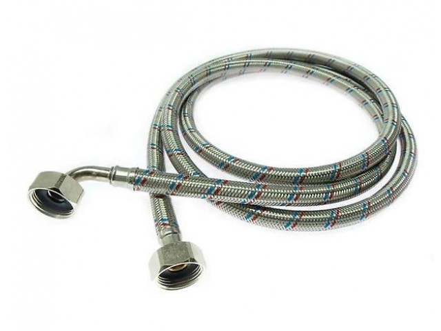 Шланг заливной для стиральных машин L = 2,0 м (в упаковке)