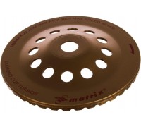 Чашка алмазная зачистная 180 х 22,2 мм, двухрядная, Matrix Turbo