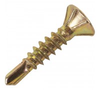 Оконный саморез 3,9х13 наконечник сверло желтый