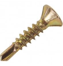 Оконный саморез 3,9х19 наконечник сверло желтый