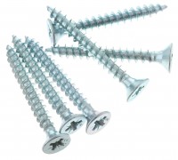 Оконный саморез 4х25 острый наконечник белый